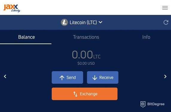 Litecoin Cüzdanı: Jaxx Liberty
