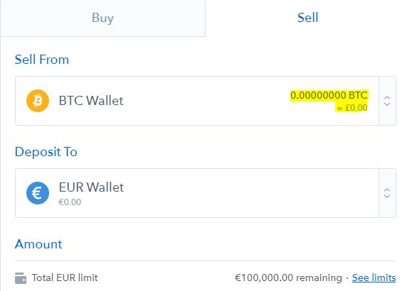 sell crypto to euro)