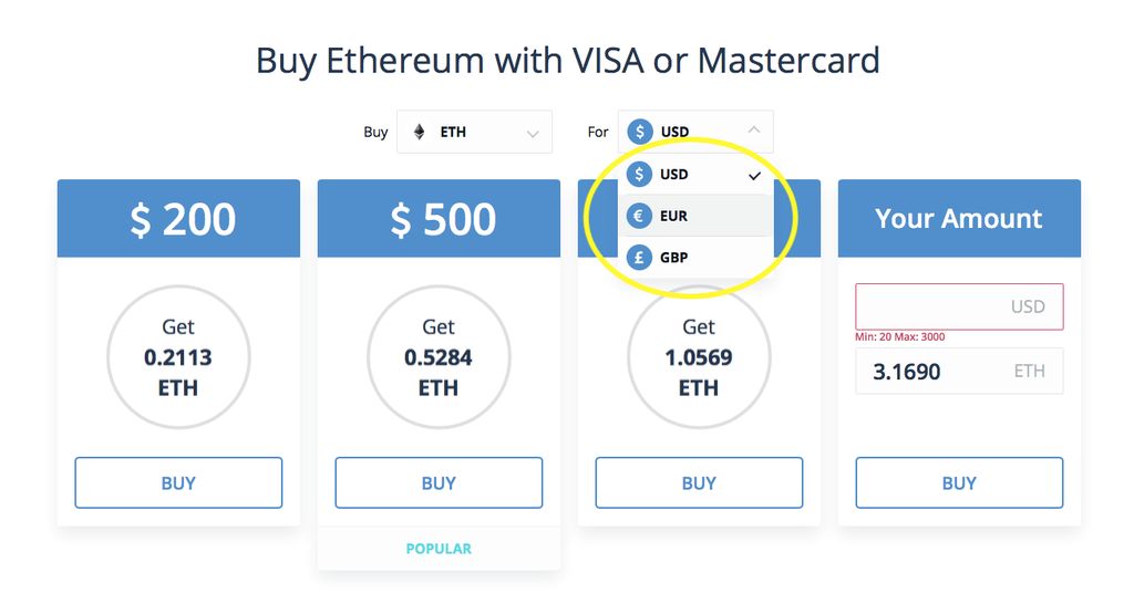 How to purchase ethereum with credit card how to transfer ripple to bitcoin