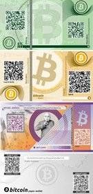 Blockchain ethereum: portefeuille papier.