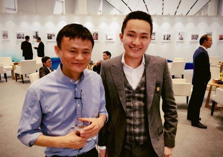 Apa itu Tron Coin: Justin Sun dan Jack Ma.