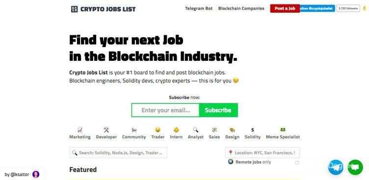 bitcoin jobs san francisco