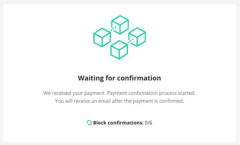 How to buy BDG course with BTC - waiting for confirmation