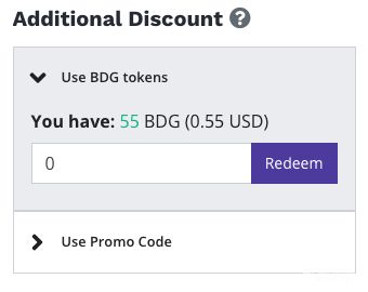 how to use bitdegree tokens for discount