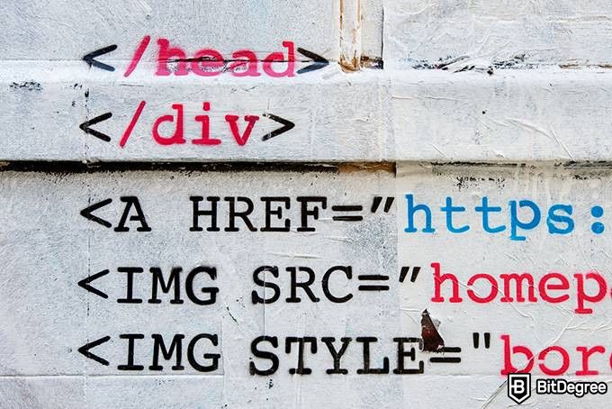 توسعه دهنده وب چیست: کد HTML