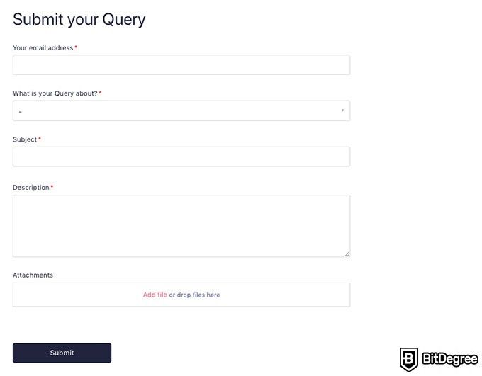 Shaw Academy Reviews: blank template for submitting your query