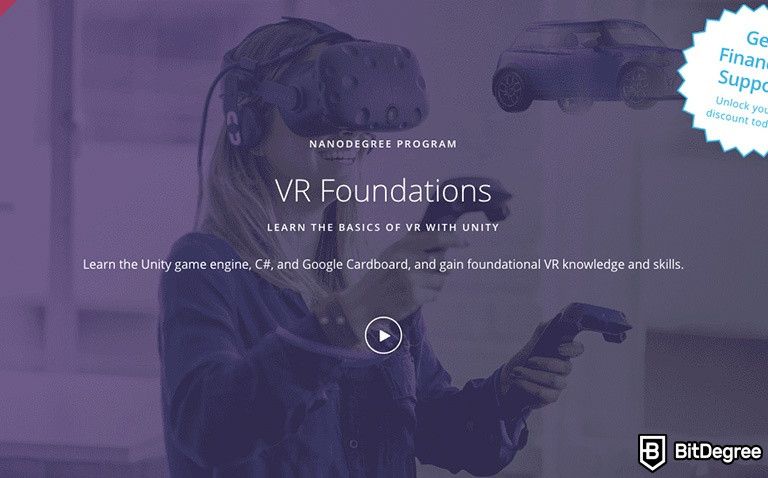 Udacity VR Nanodegree: Jumpstart Your Career as a VR Developer